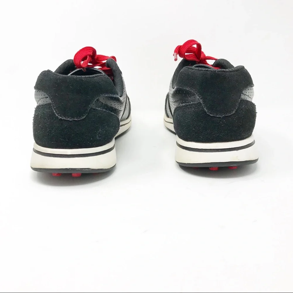 Wilson Ultra BLK Approach All Terrain Leather Golf Shoes Men's 9.5 - Picture 6 of 8